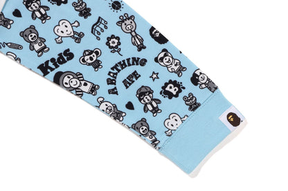 BAPE KIDS X CHOCOMOO MILO FRIENDS 層次長袖T恤
