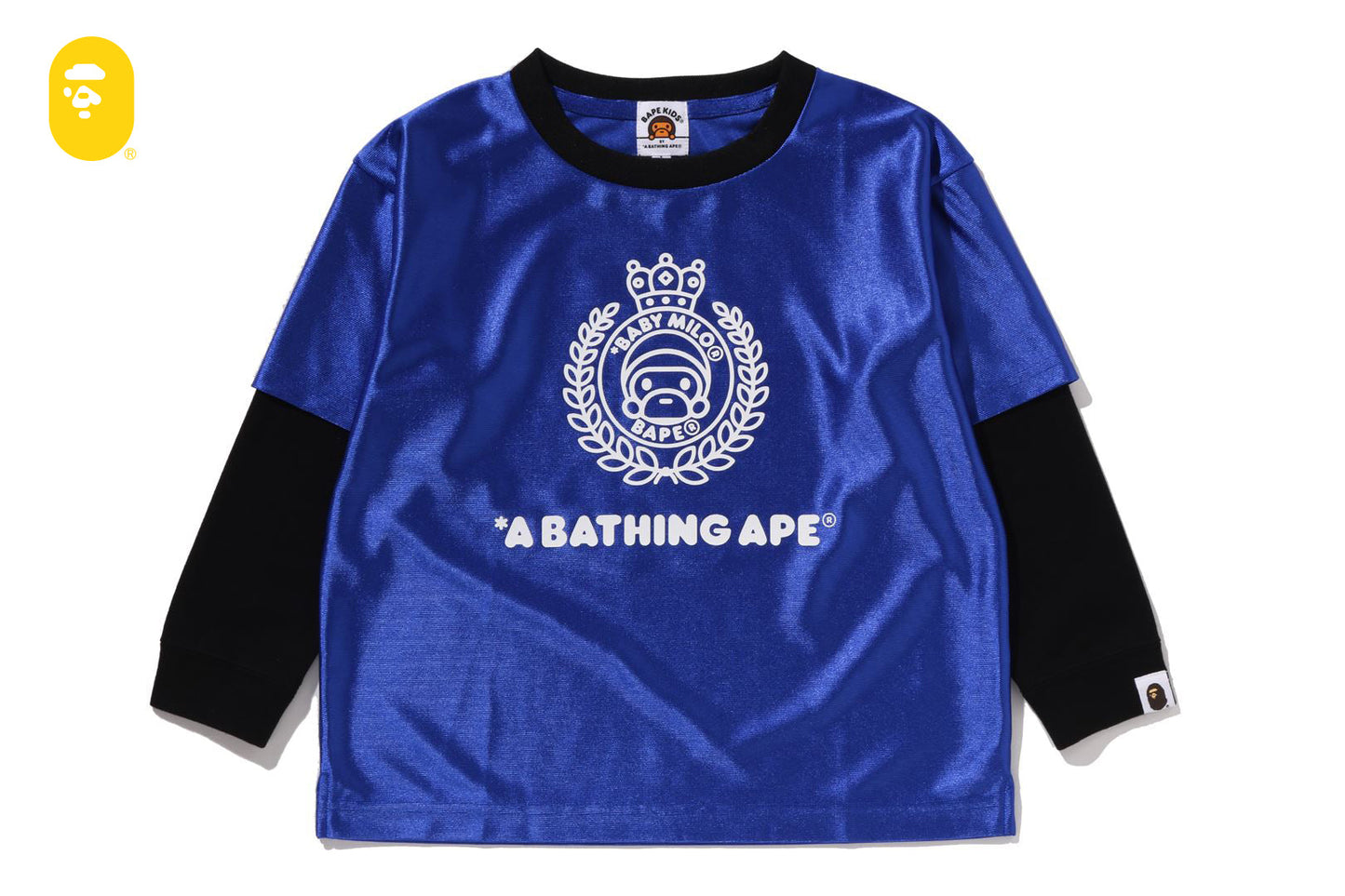 BAPE BABY MILO LAYERED RELAXED FIT LS TEE