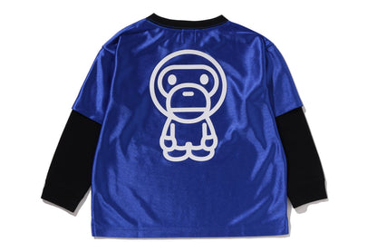 BAPE BABY MILO LAYERED RELAXED FIT LS TEE