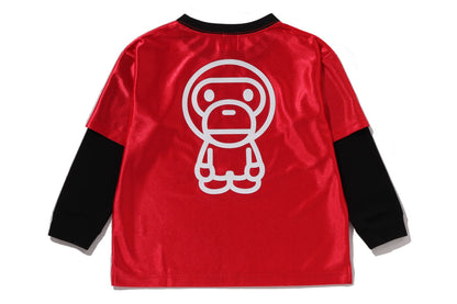 BAPE BABY MILO LAYERED RELAXED FIT LS TEE