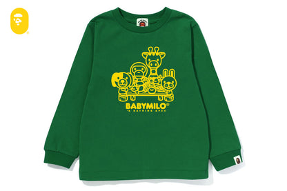 BAPE MILO & FRIENDS 野餐長袖T恤