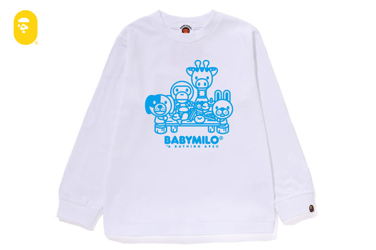 BAPE MILO & FRIENDS 野餐長袖T恤