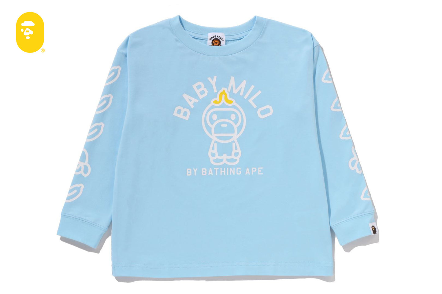 BAPE BABY MILO BANANA 寬鬆版長袖T恤