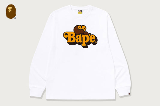 BAPE MILO ON BAPE LS TEE
