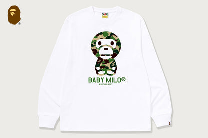 BAPE ABC CAMO BABY MILO 長袖T恤