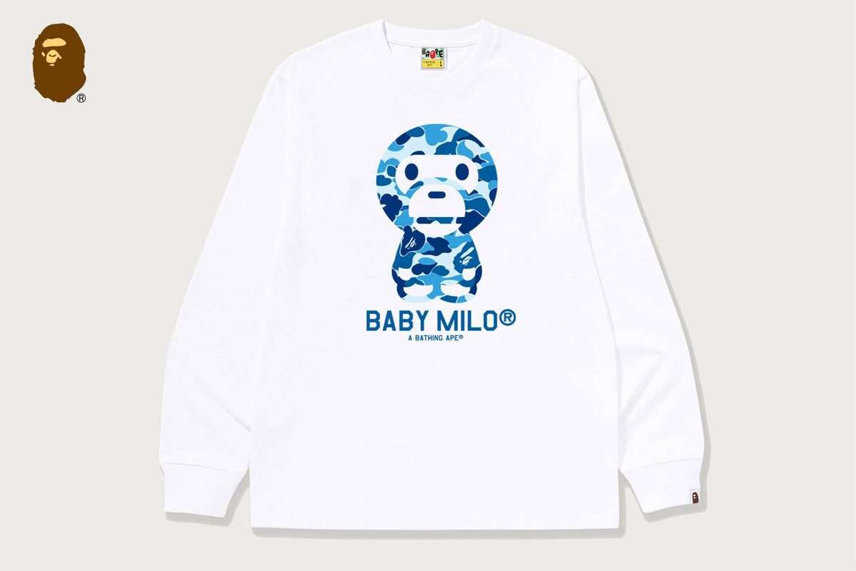 BAPE ABC CAMO BABY MILO 長袖T恤