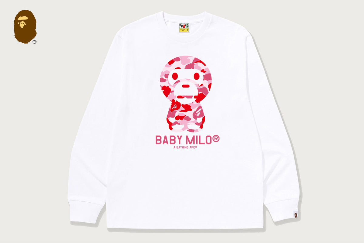 BAPE ABC CAMO BABY MILO 長袖T恤