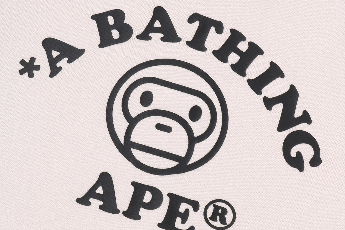 BAPE BABY MILO 拉格蘭 cropped 長袖T恤