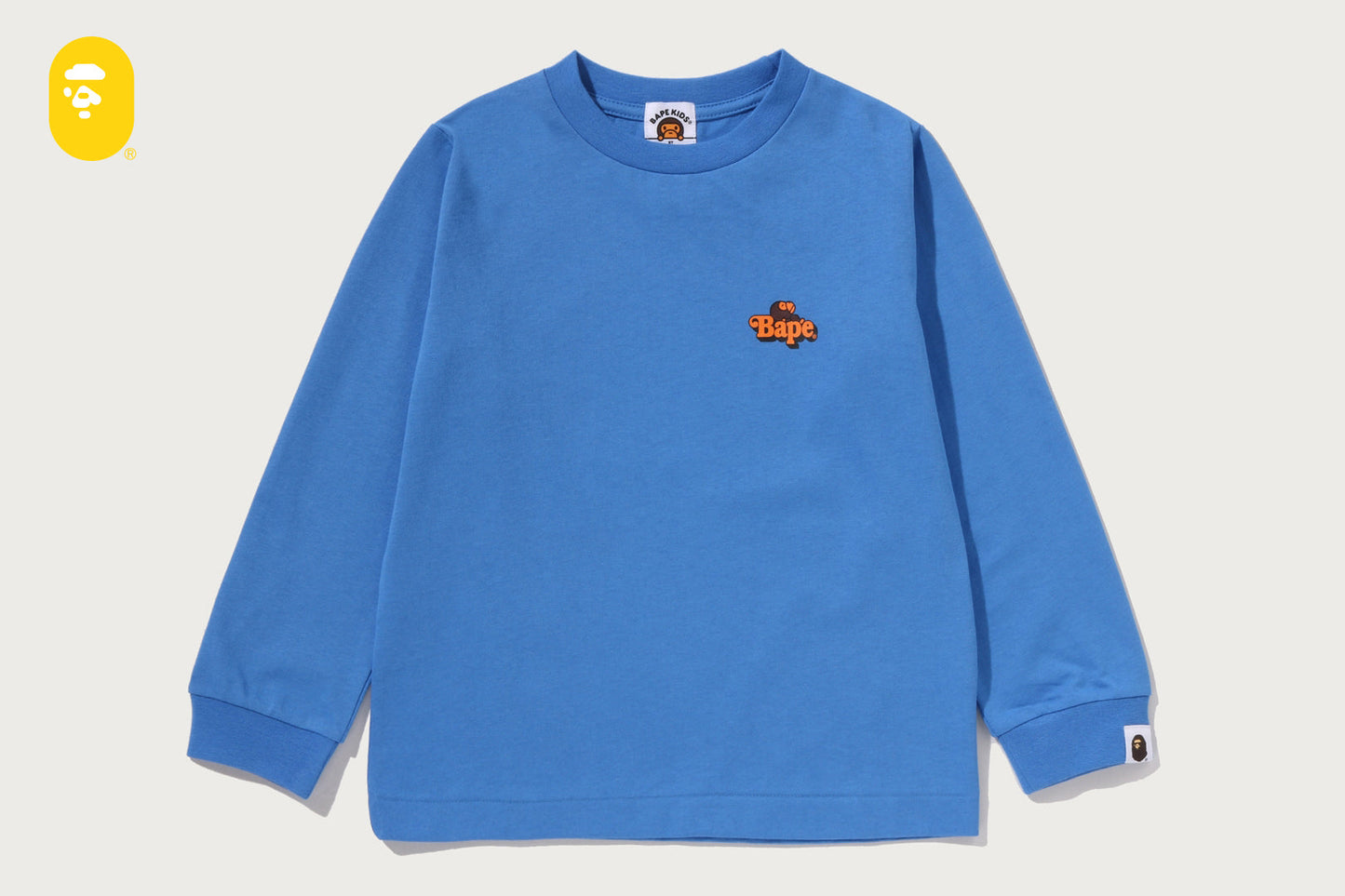 BAPE MILO ON BAPE ONE POINT LS TEE