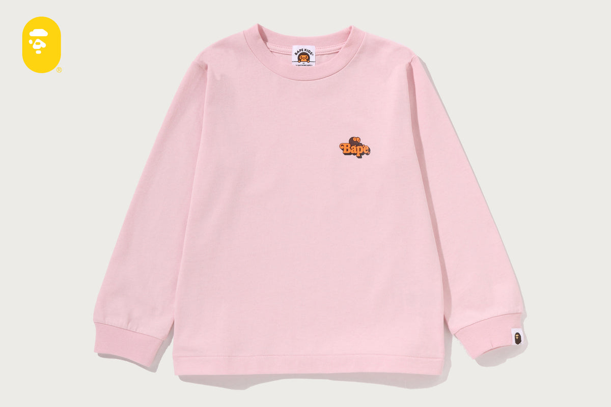 BAPE MILO ON BAPE ONE POINT LS TEE