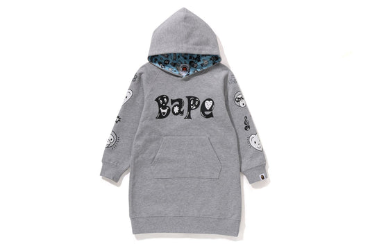 BAPE KIDS X CHOCOMOO 連帽裙