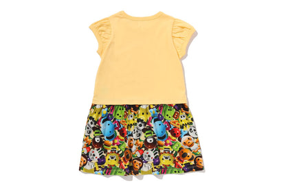 BAPE 3D MILO ALL FRIENDS DRESS