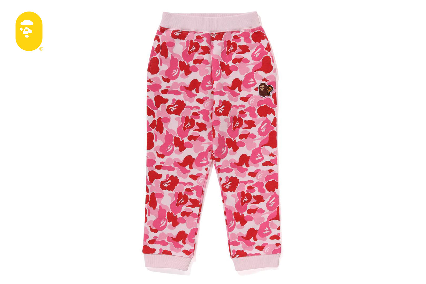 BAPE ABC CAMO APE & MILO ONE POINT SWEAT PANTS