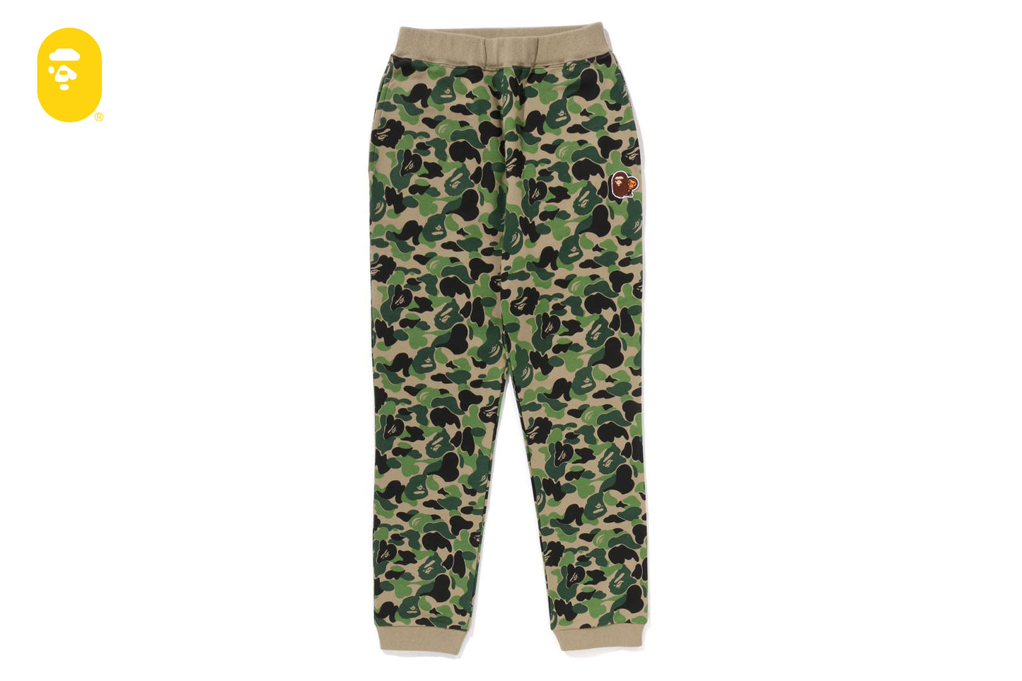BAPE ABC CAMO APE & MILO ONE POINT SWEAT PANTS
