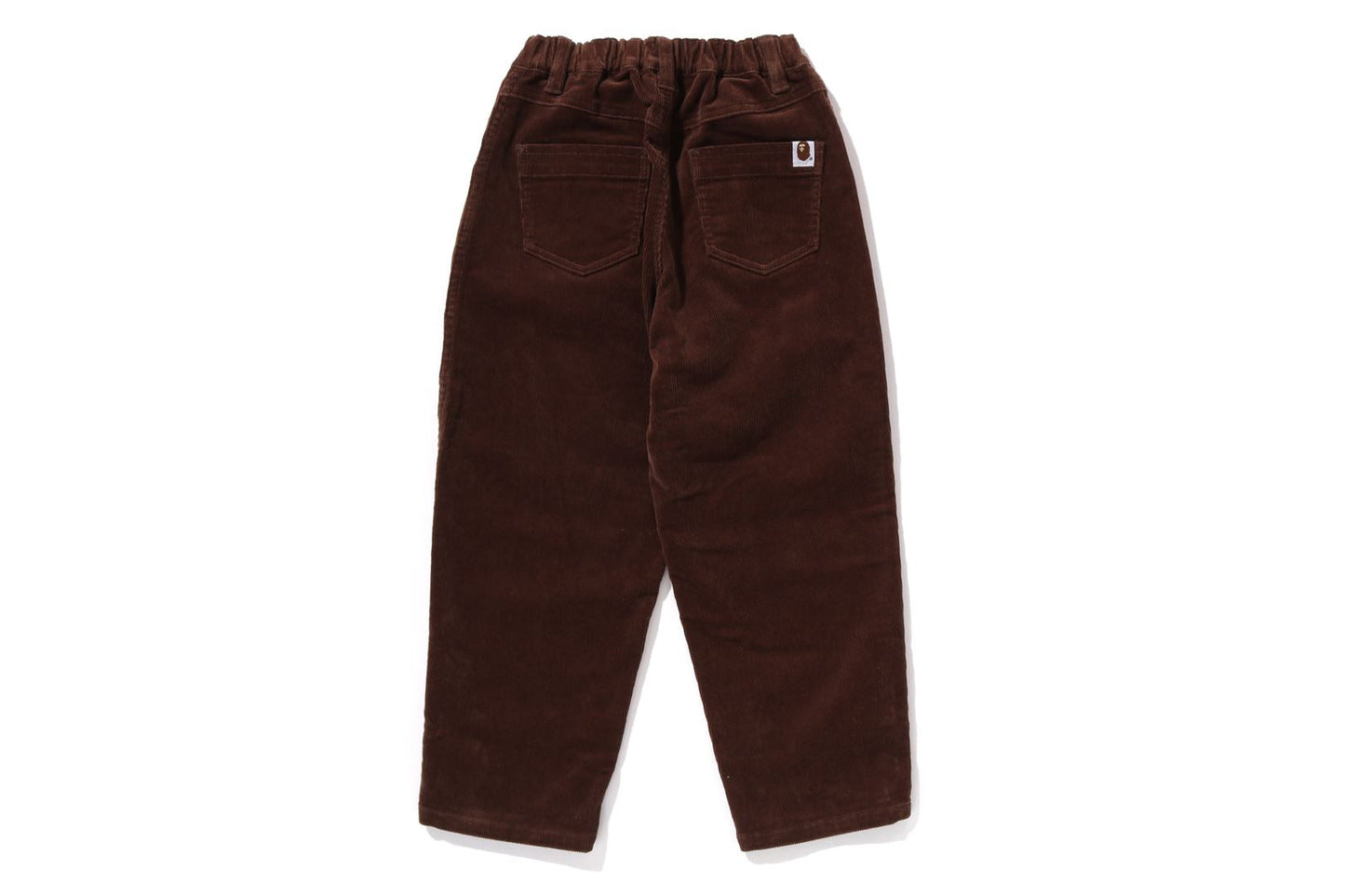 BAPE ONE POINT CORDUROY CURVED PANTS