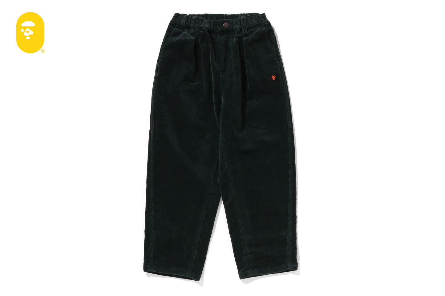 BAPE ONE POINT CORDUROY CURVED PANTS