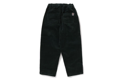 BAPE ONE POINT CORDUROY CURVED PANTS
