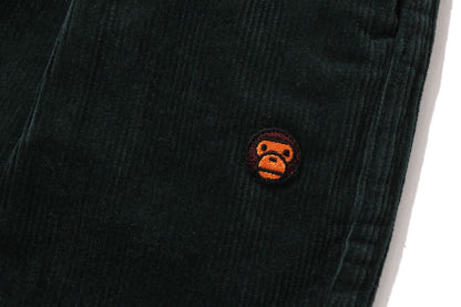BAPE ONE POINT CORDUROY CURVED PANTS