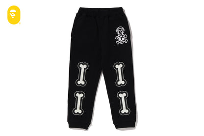 BAPE BABY MILO SKULL SKULL SWEAT PANTS