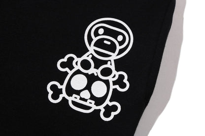 BAPE BABY MILO SKULL SKULL SWEAT PANTS