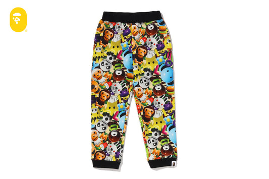 BAPE 3D MILO ALL FRIENDS 慢跑褲