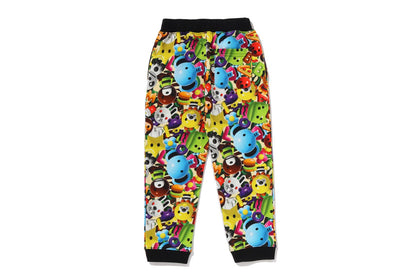 BAPE 3D MILO ALL FRIENDS 慢跑褲