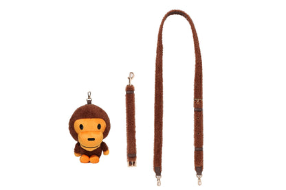 BAPE BABY MILO 毛絨玩具型肩背包