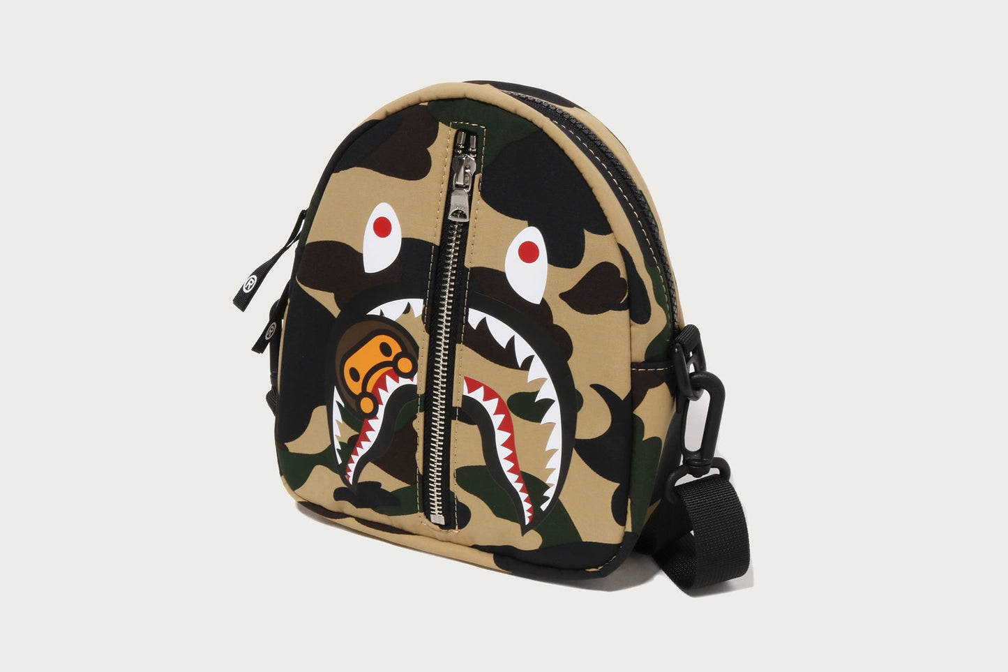 BAPE 1ST CAMO MILO SHARK MINI SHOULDER BAG