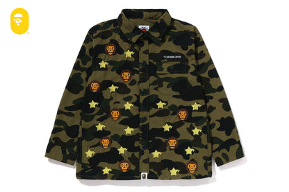 BAPE 1ST CAMO BABY MILO STA MILITARY SHIRT