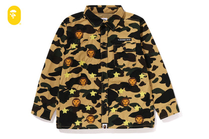 BAPE 1ST CAMO BABY MILO STA MILITARY SHIRT