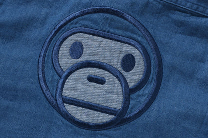 BAPE BABY MILO PATCH DENIM SHIRT