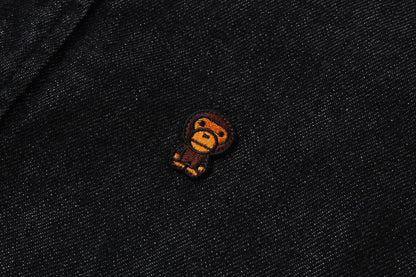 BAPE BABY MILO 8 OZ 牛仔襯衫