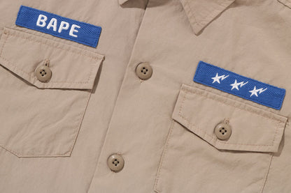 BAPE BABY MILO 軍事襯衫