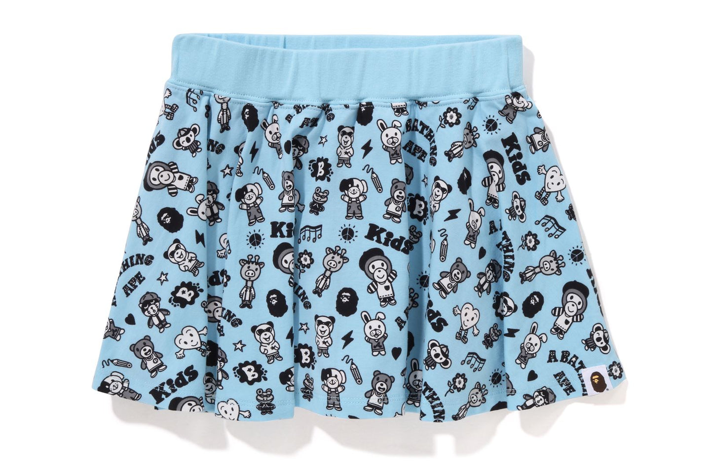 BAPE KIDS X CHOCOMOO MILO FRIENDS 短裙