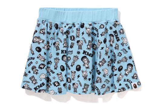 BAPE KIDS X CHOCOMOO MILO FRIENDS SKIRT