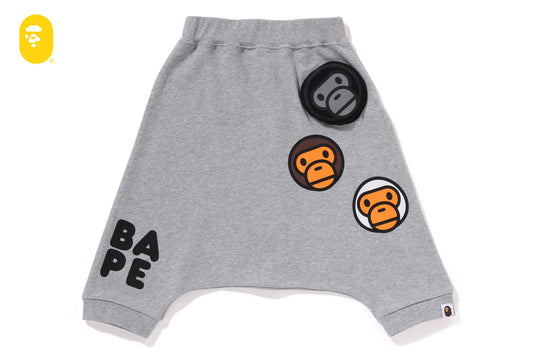 BAPE BABY MILO SAROUEL SWEAT SHORTS
