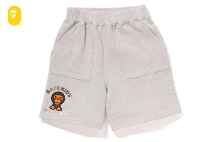 BAPE BABY MILO 鍍膜印刷短褲