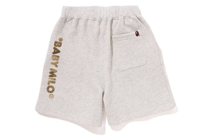 BAPE BABY MILO 鍍膜印刷短褲