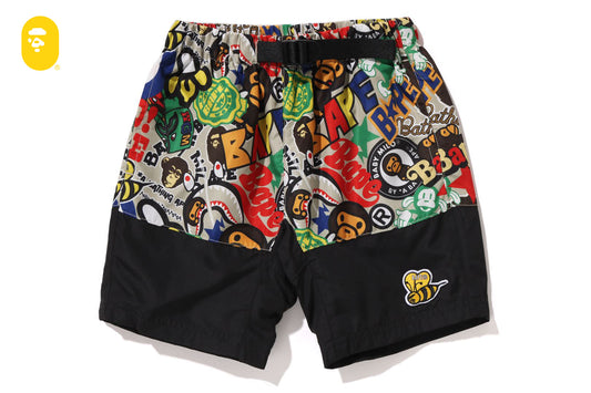 BAPE MILO ASSORTED CLIMBING SHORTS