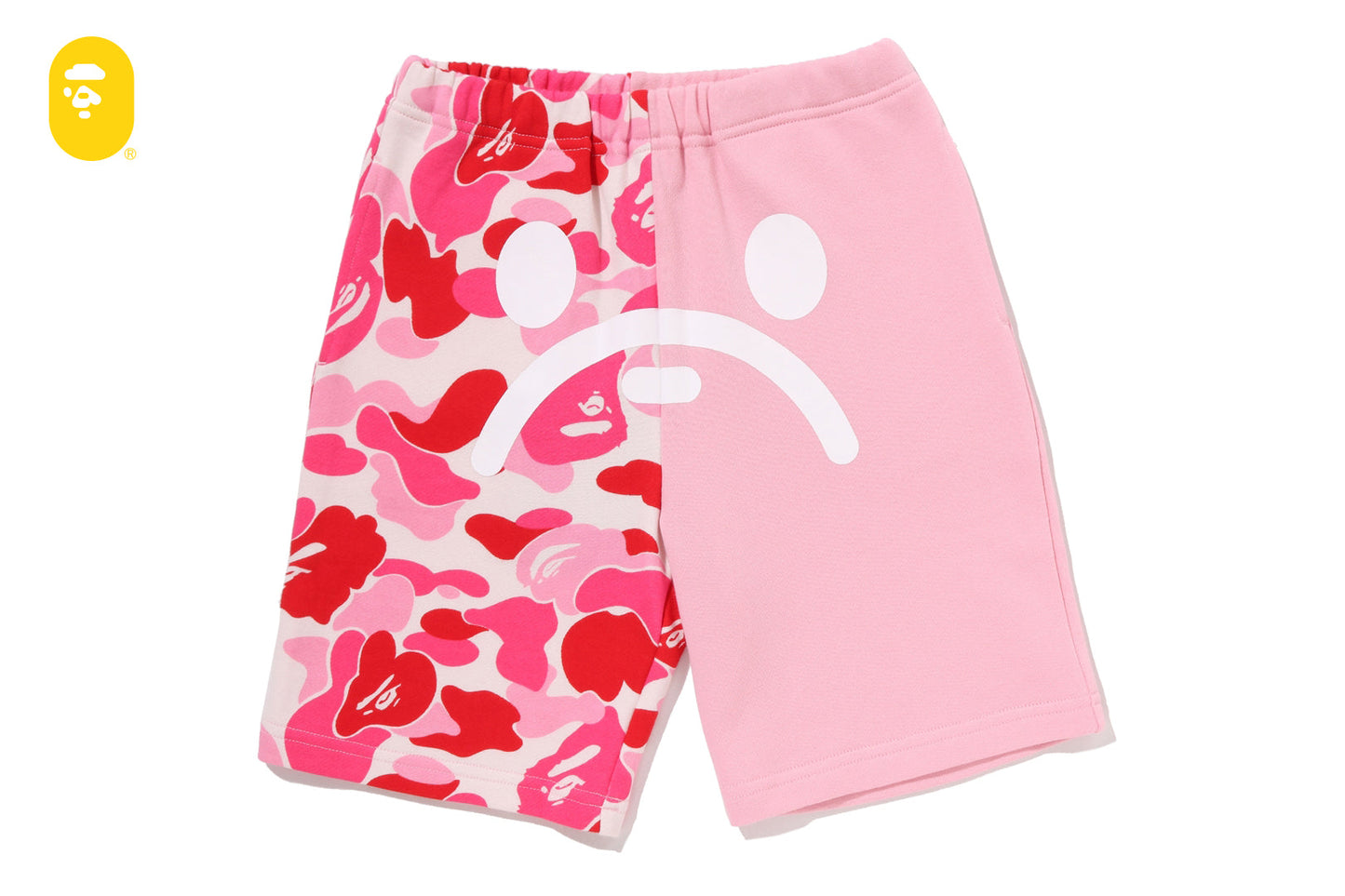 BAPE ABC CAMO MILO FACE 短版運動褲