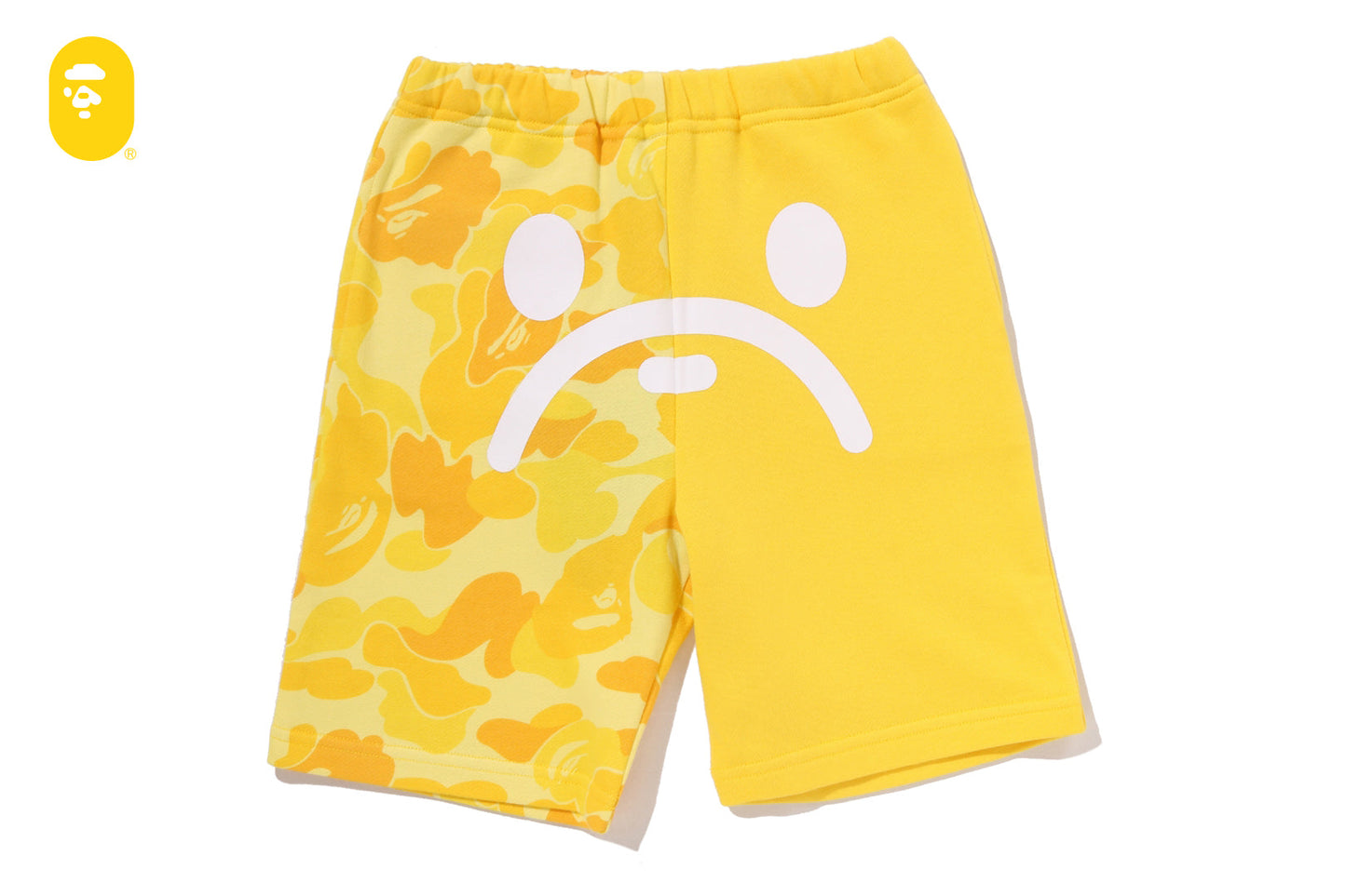 BAPE ABC CAMO MILO FACE 短版運動褲