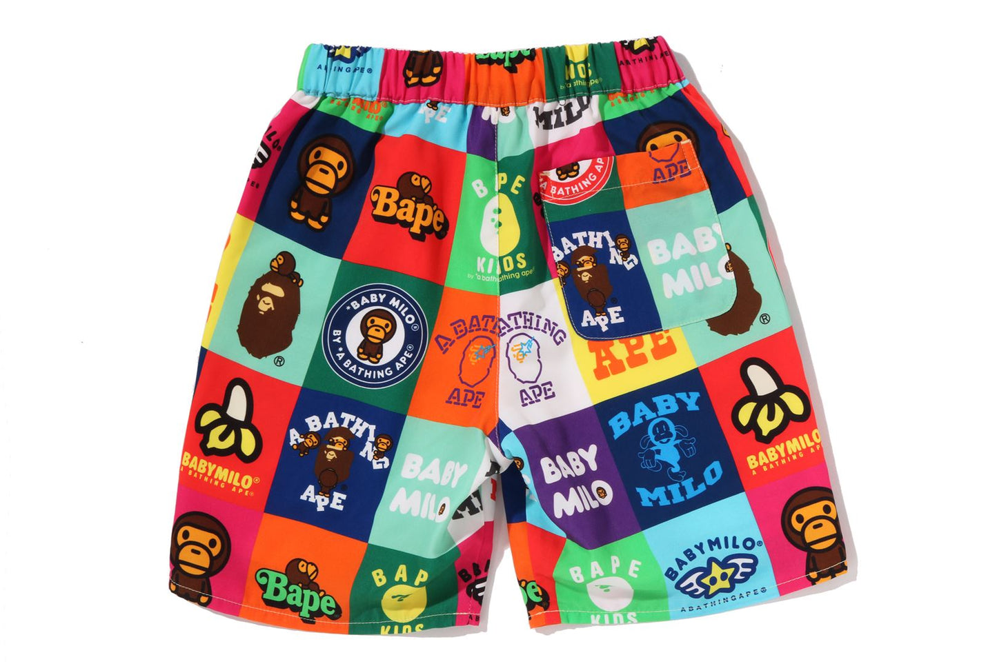 BAPE BABY MILO PATCHWORK 短褲