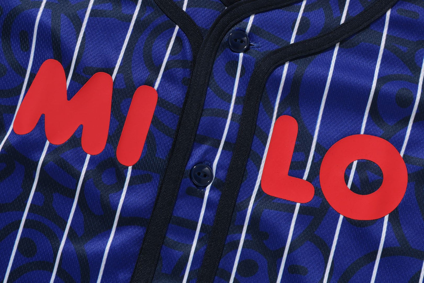 BAPE ALL BABY MILO STRIPE MILO 棒球襯衫