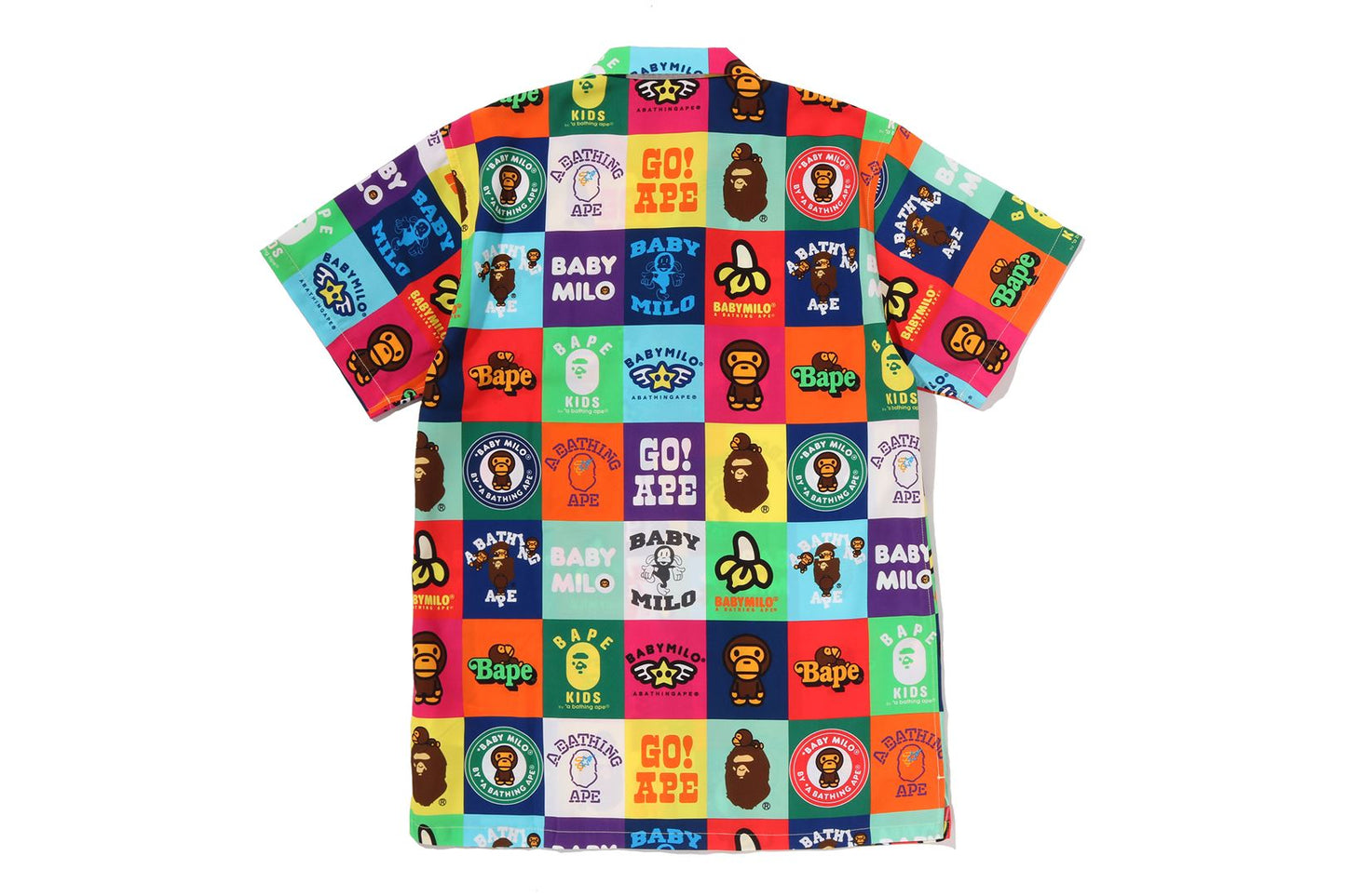 BAPE BABY MILO PATCHWORK 開襟襯衫