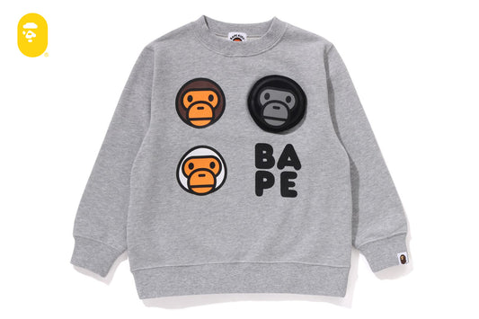 BAPE BABY MILO PATCH CREWNECK