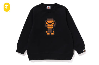 BAPE BABY MILO BLOCK 圓領運動衫