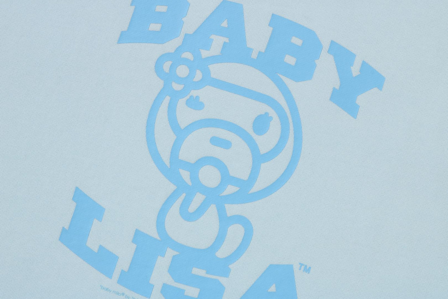 BAPE BABY LISA 超大號圓領衛衣