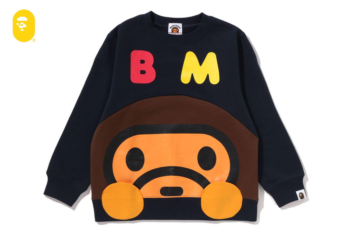 BAPE BABY MILO 圓領運動衫