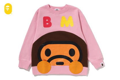 BAPE BABY MILO 圓領運動衫
