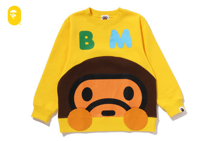 BAPE BABY MILO 圓領運動衫